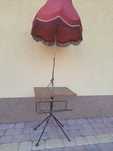 lamp nocna prl z gazetnikiem