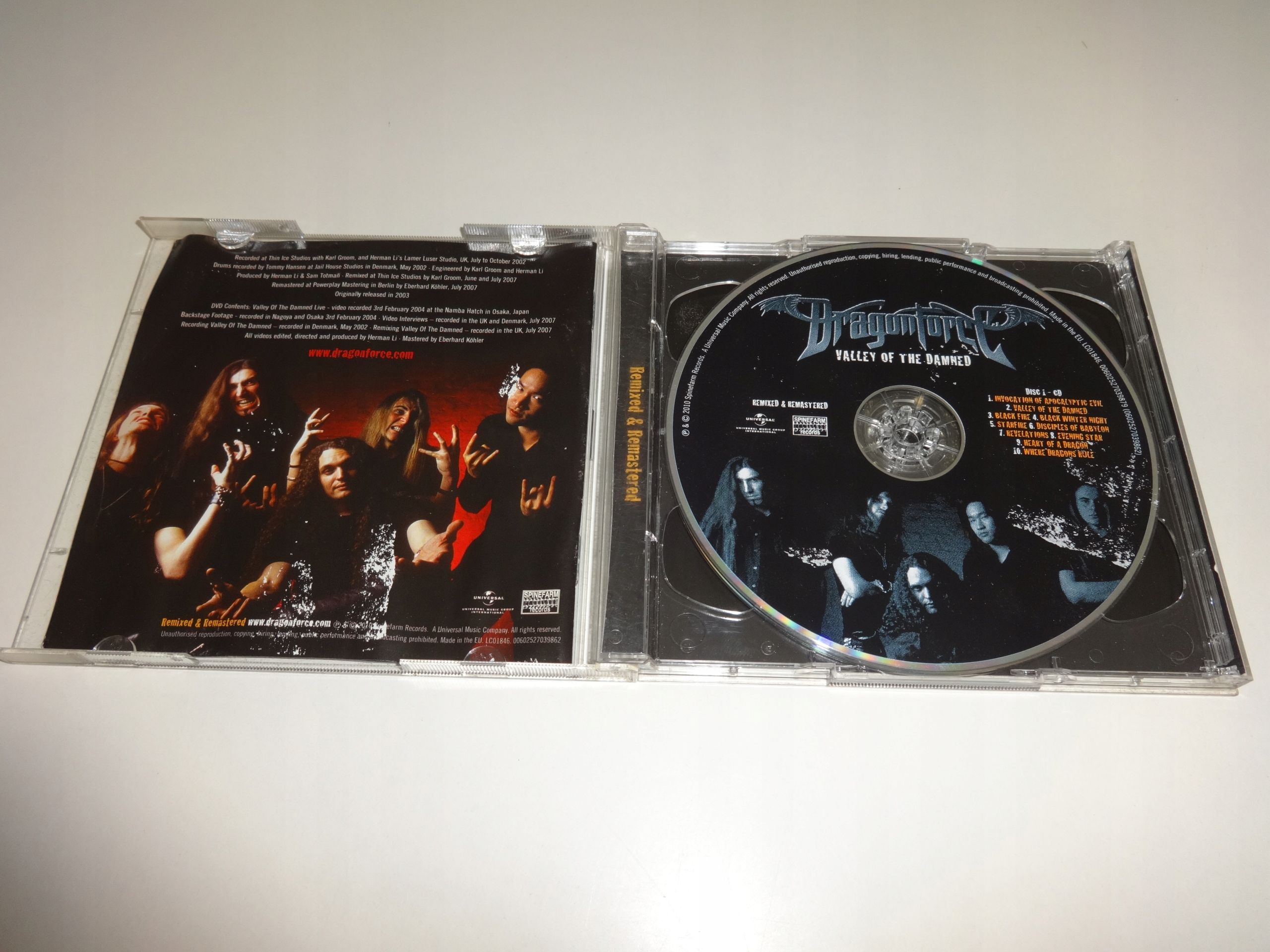 Dragonforce Valley of the Damned CD *