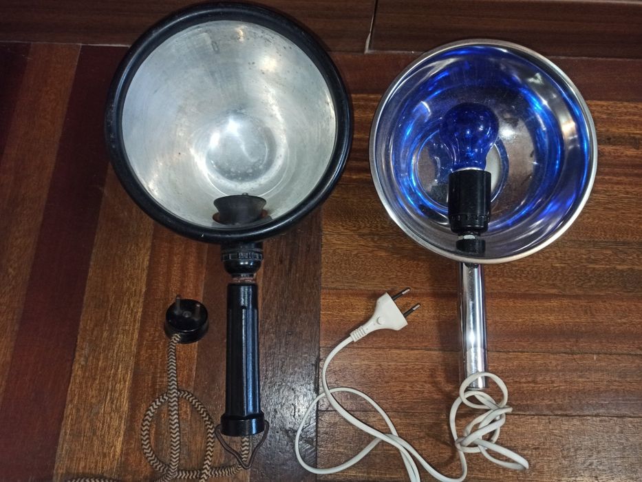 Лампа синяя. Рефлектор Минина. Медицинский. Для лечения. Новая