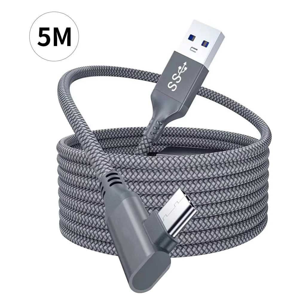 Кабель, шнур Oculus Link на Oculus quest 1/2/3, 5 м. usb 3.2 в оплетці