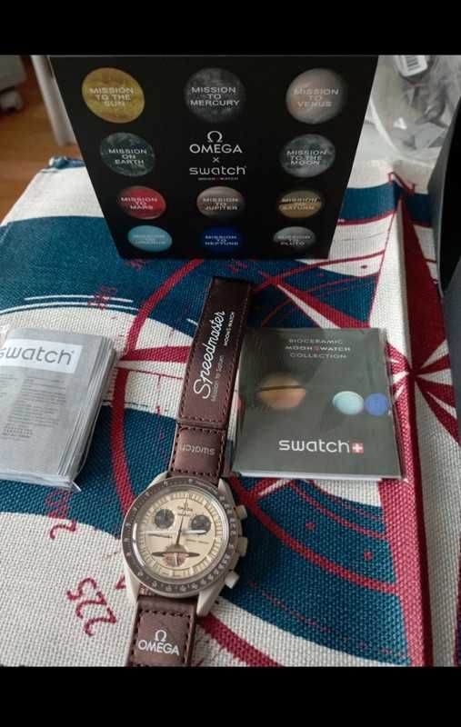Omega x Swatch Saturn SO33T100 - Idealny dla miłośników astronomii