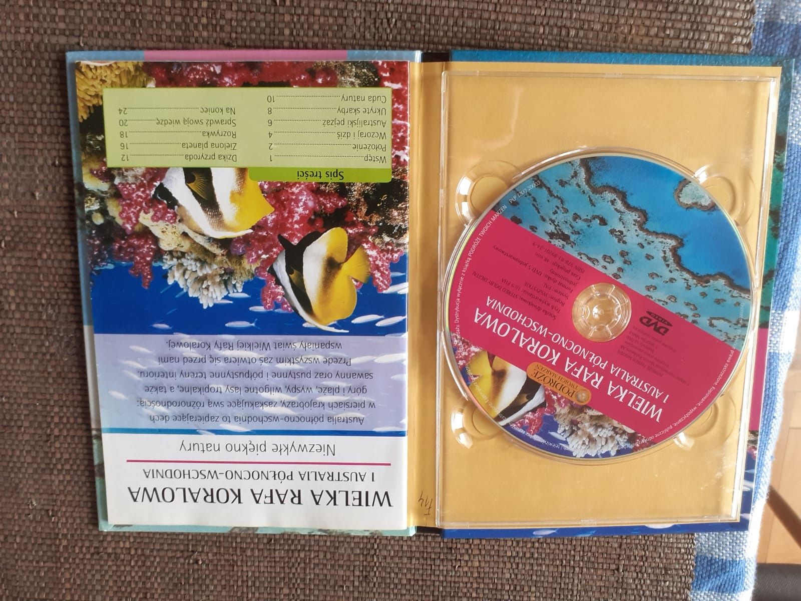 Zestaw plyt DVD Afryka Piramidy cywilizacja rafa koralowa