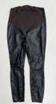 Spodnie Czarne H&M Mama M 38 Imitacja Skóry Skórzane Rurki Ciążowe