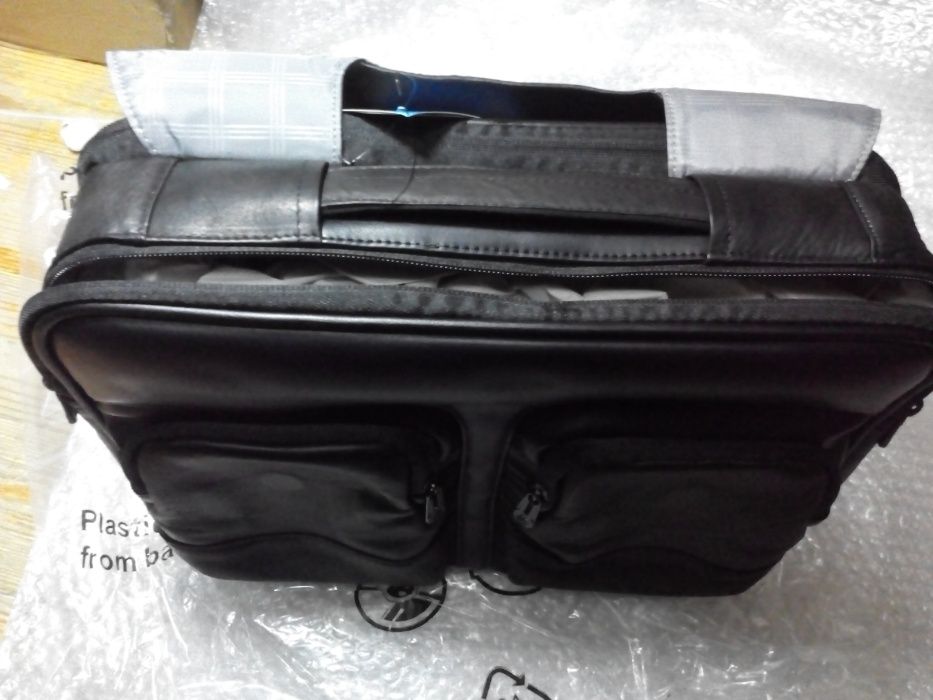 Новая кожаная сумка bag HP 14 Executive Leather Messenger bag оригинал