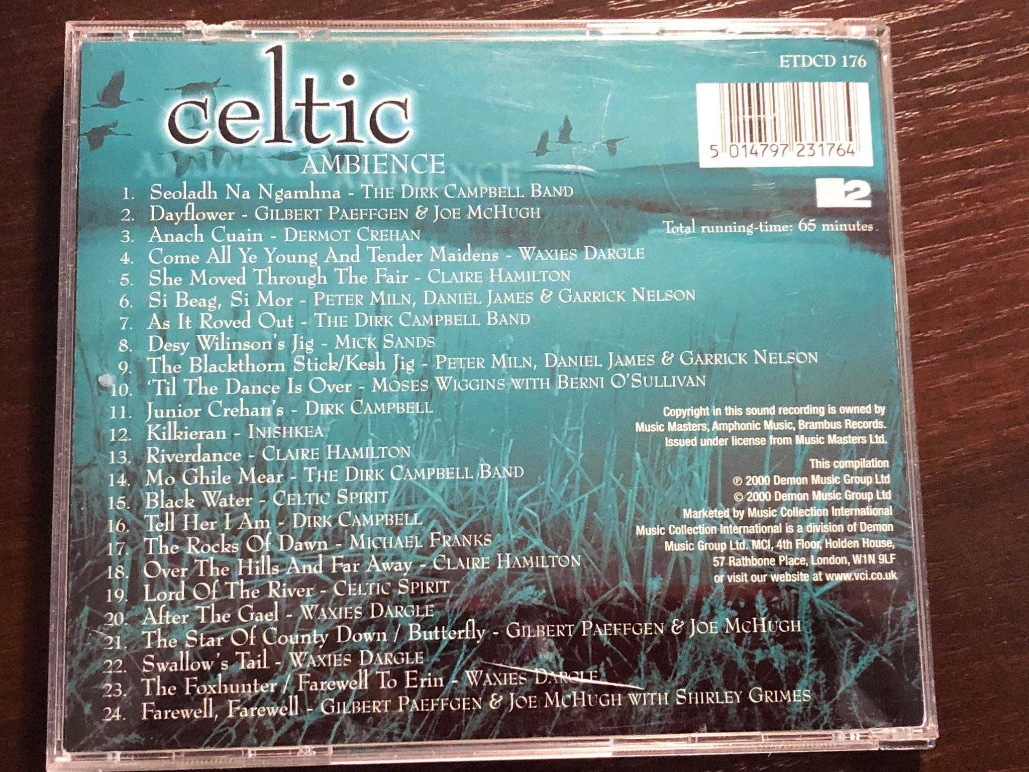 Muzyka celtycka płyta CD