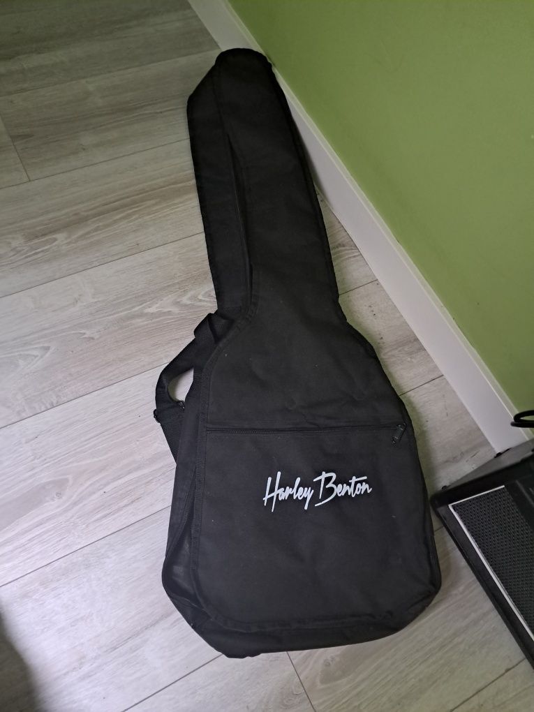 Harley benton St junior bk + wzmacniacz + torba