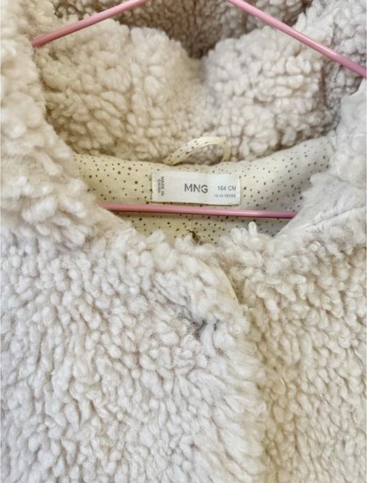 Шубка для дівчинки MANGO з еко хутра