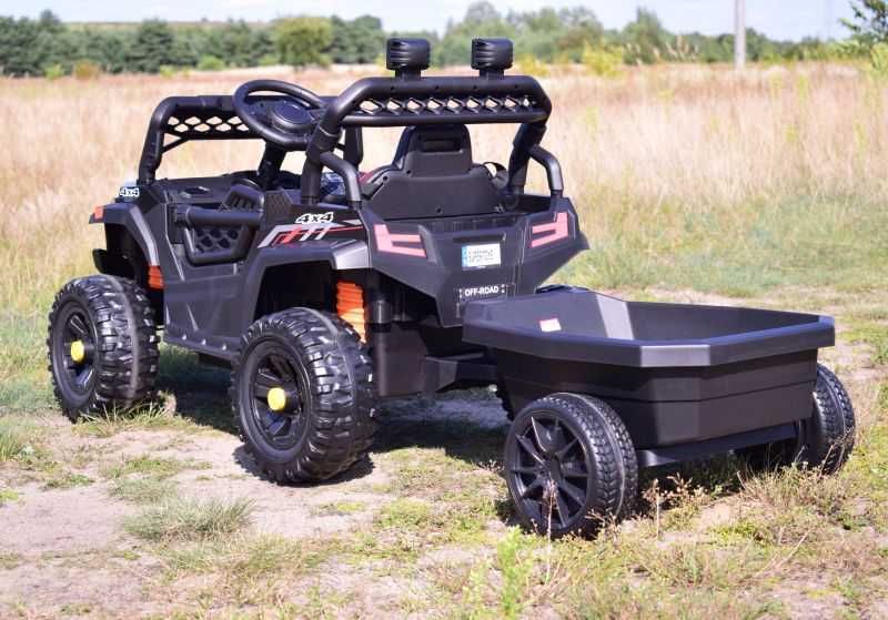 Super auto Buggy dla dziecka z odpinaną Przyczepką -radio Fm