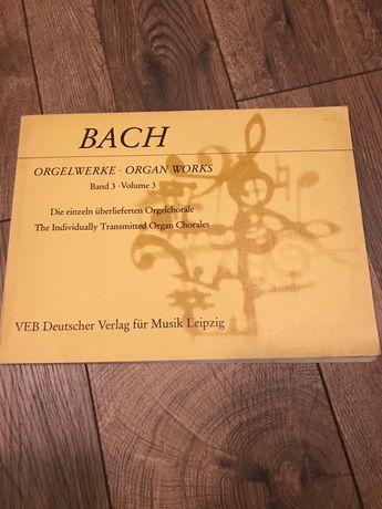 J. S. Bach dzieła organowe nuty