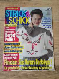 Magazyn Strick & Schick - wzory swetrów na druty.