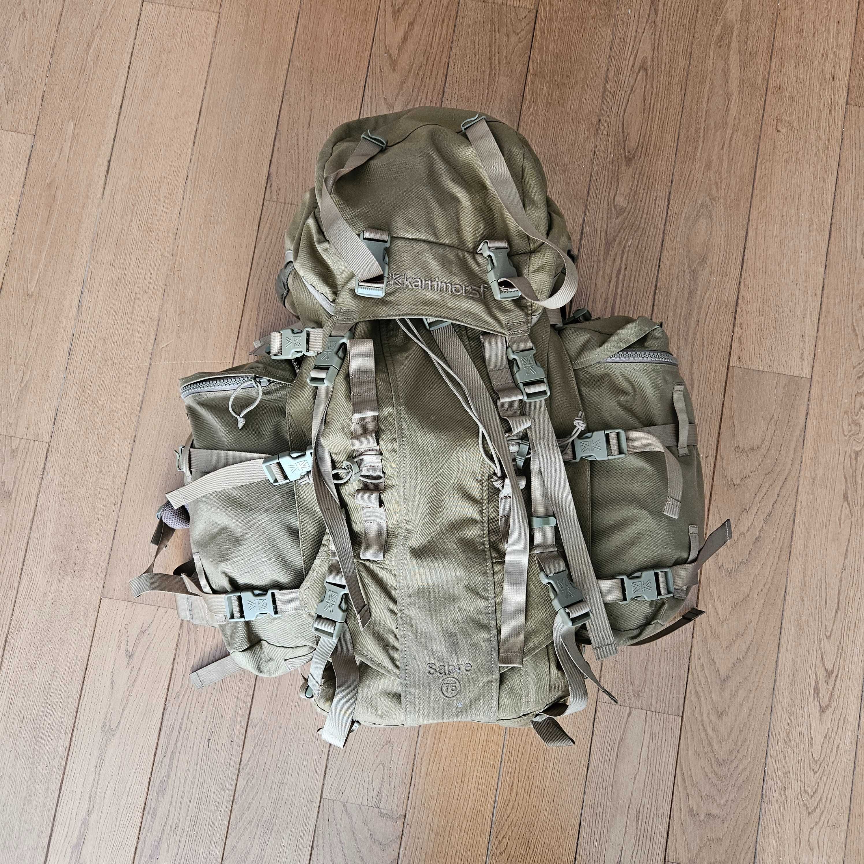 Plecak Karrimor SF Sabre 75 + kieszenie - Coyote