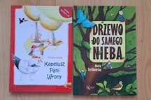 Książki "Drzewo do samego nieba" + "Kapelusz Pani Wrony"