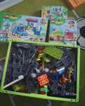 Klocki lego duplo. Cała skrzynka. Lokomotywa, tory