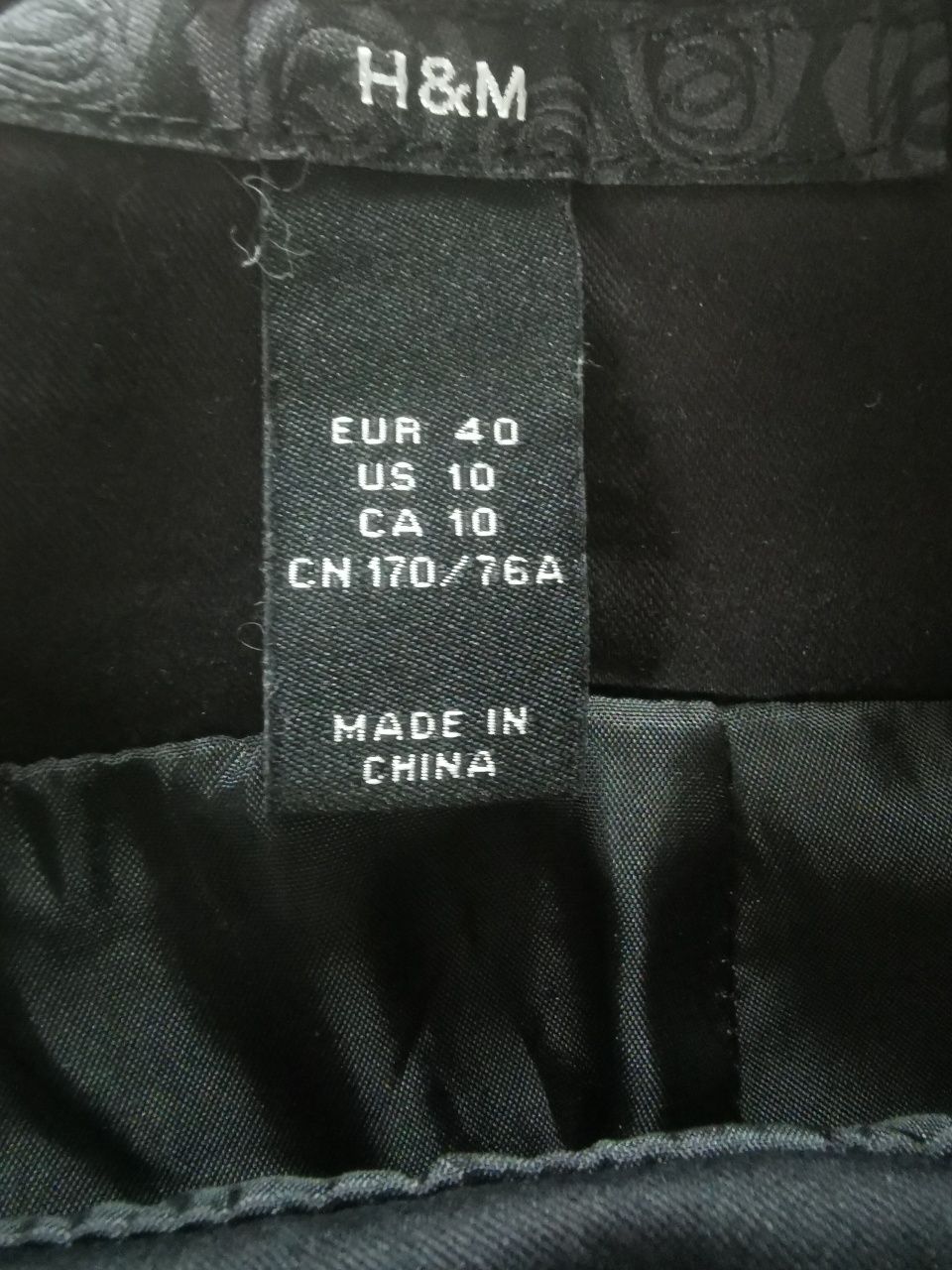 Czarna spódnica H&M L