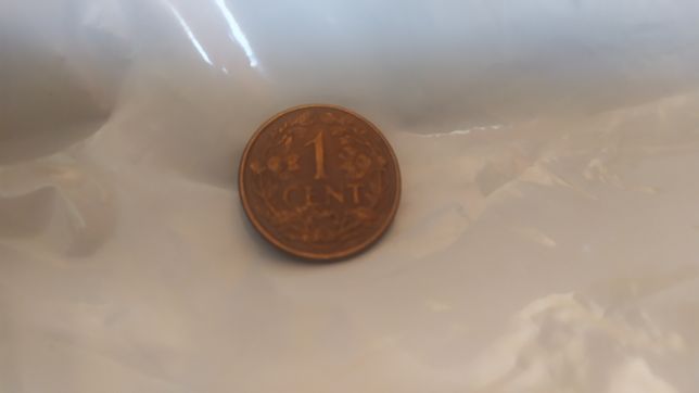 Moneta kolonialna 1 cent Antyle holenderskie 1965