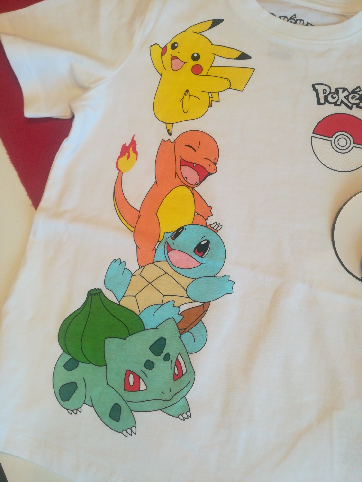 Koszulka bluzka t-shirt Pokemon rozm 140