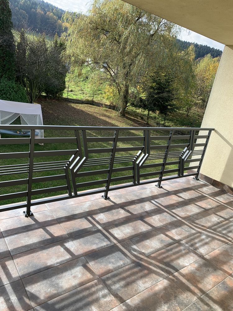Balustrada barierka tarasowa / balkonowa kuta stalowa