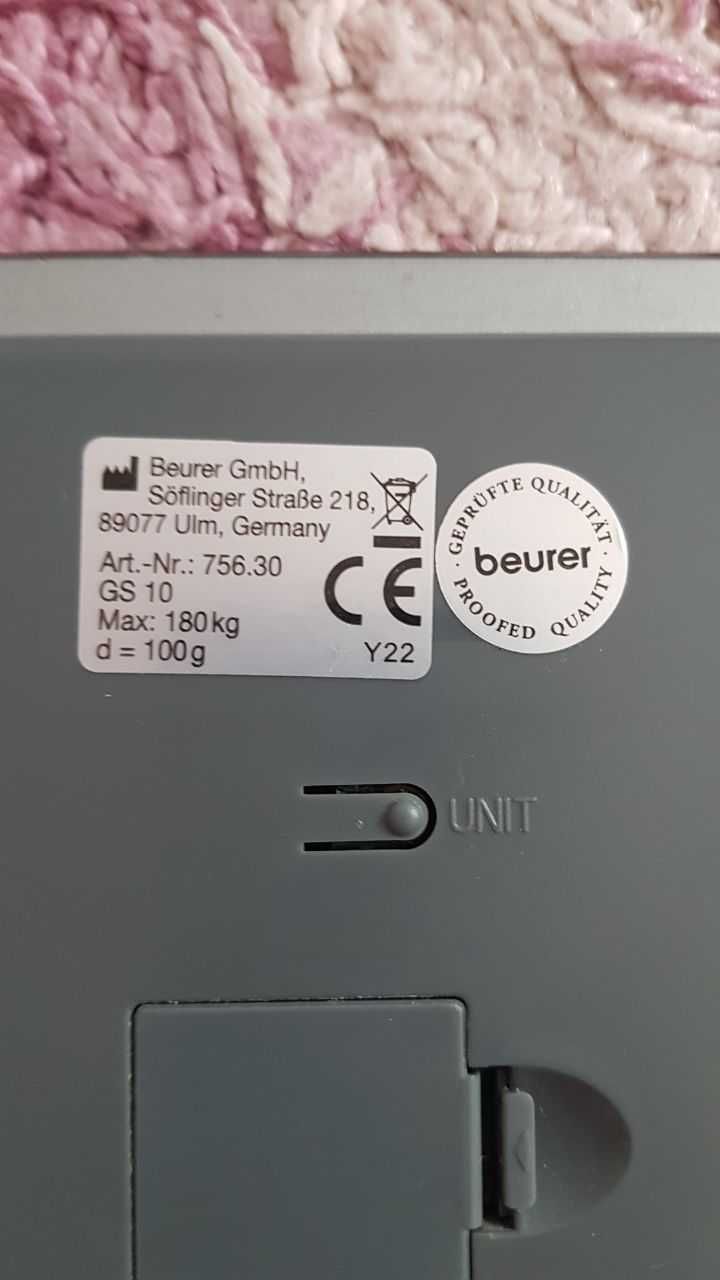 Весы Baurer GS10, электронные напольные