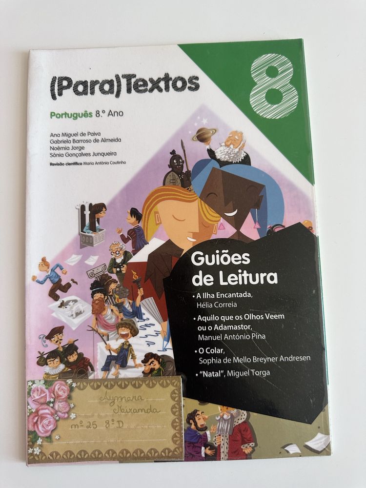 Caderno de Atividades 8 ano “ParaTextos” com guia de Leitura