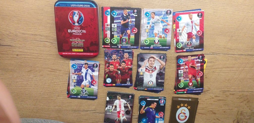 Karty piłkarzy Euro 2016 Panini