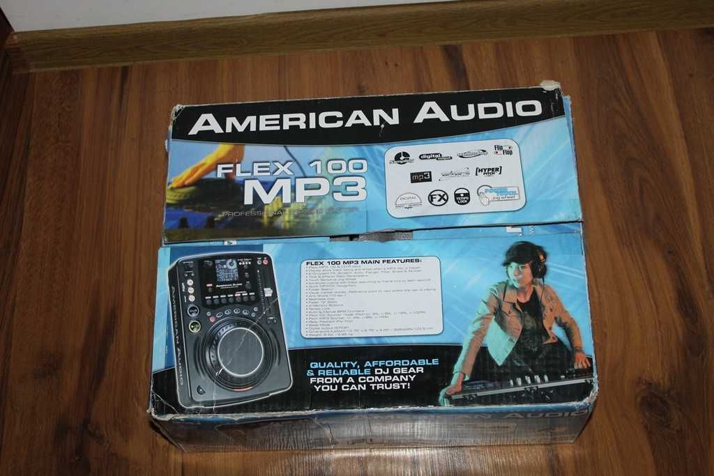 AMERICAN AUDIO DJ FLEX 100 MP3 Odtwarzacz cd/mp3 DJ ejski  Wysyłka