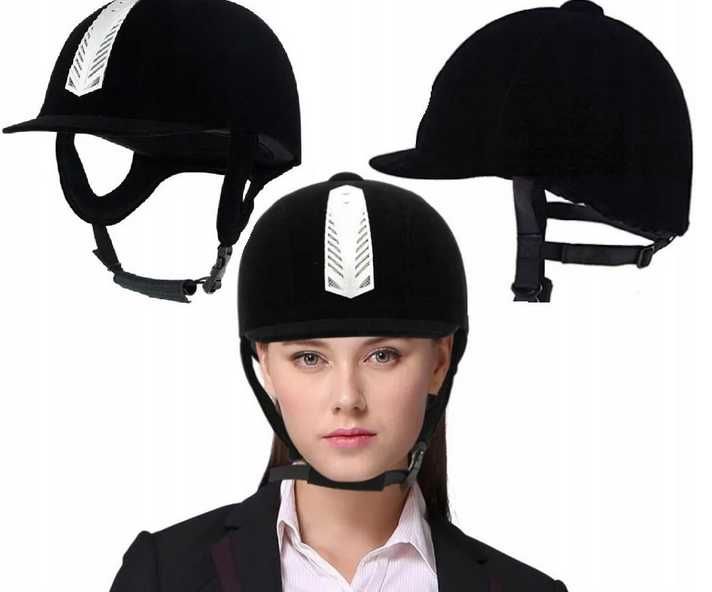 dla dzieci Kask 50-52cm KASK JEŹDZIECKI  kapelusz do jazdy konnej