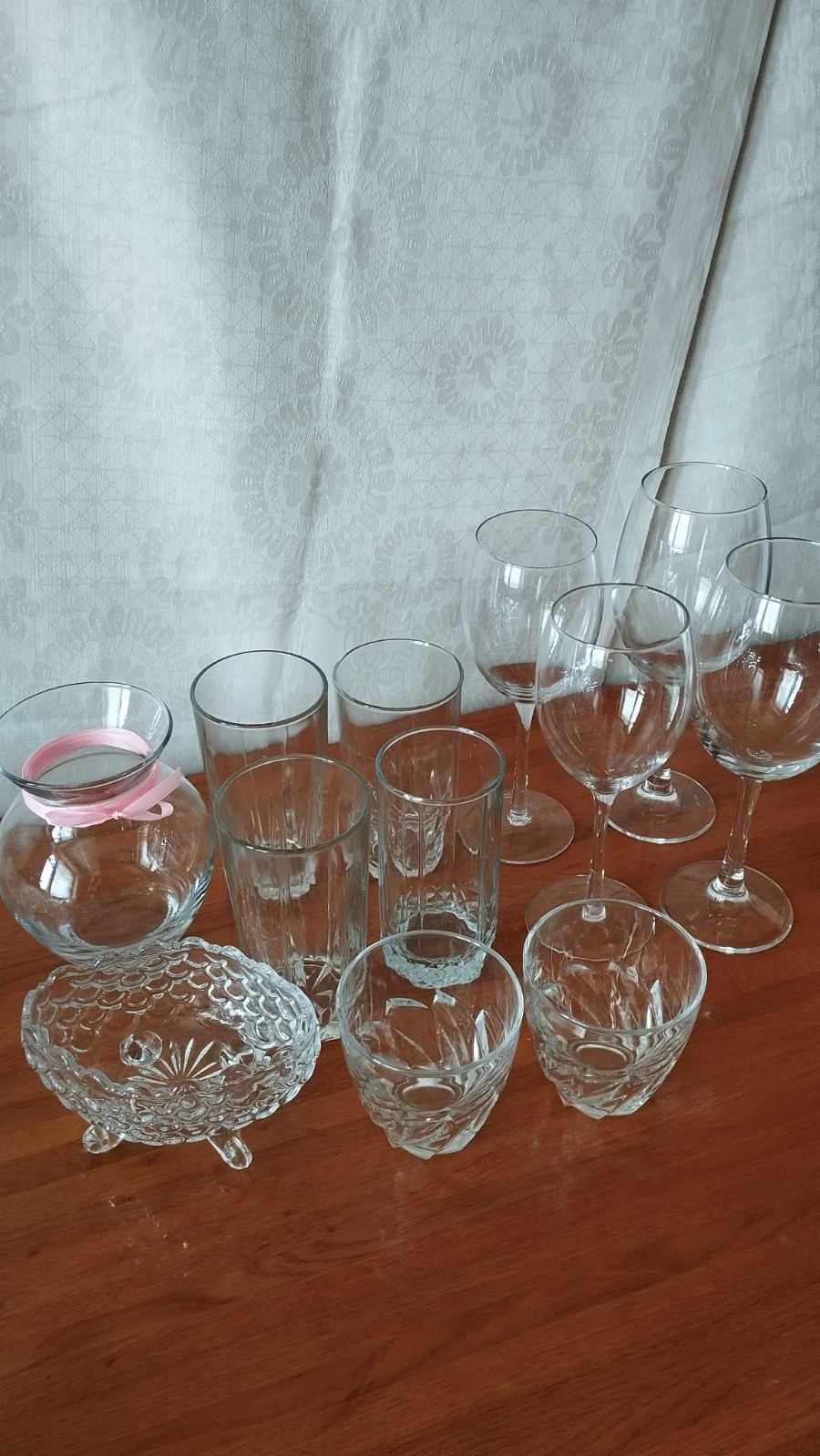 Посуда стаканы бокалы салатник