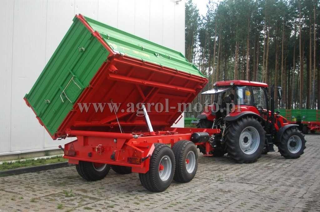 Przyczepa tandem PRONAR T663/1 10 t / 11,8 m³ AGROL PT510 PT512