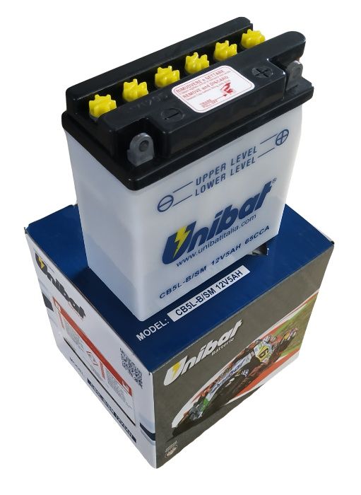 Akumulator Unibat CB5L-B YB5L-B 5Ah 65A 12V NOWY