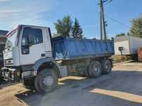 Iveco eurotrakker 6x6 kiper silnik 340 km