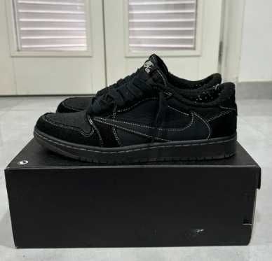 Jordan 1 Retro Low OG SP Travis Scott Black Phantom R.45