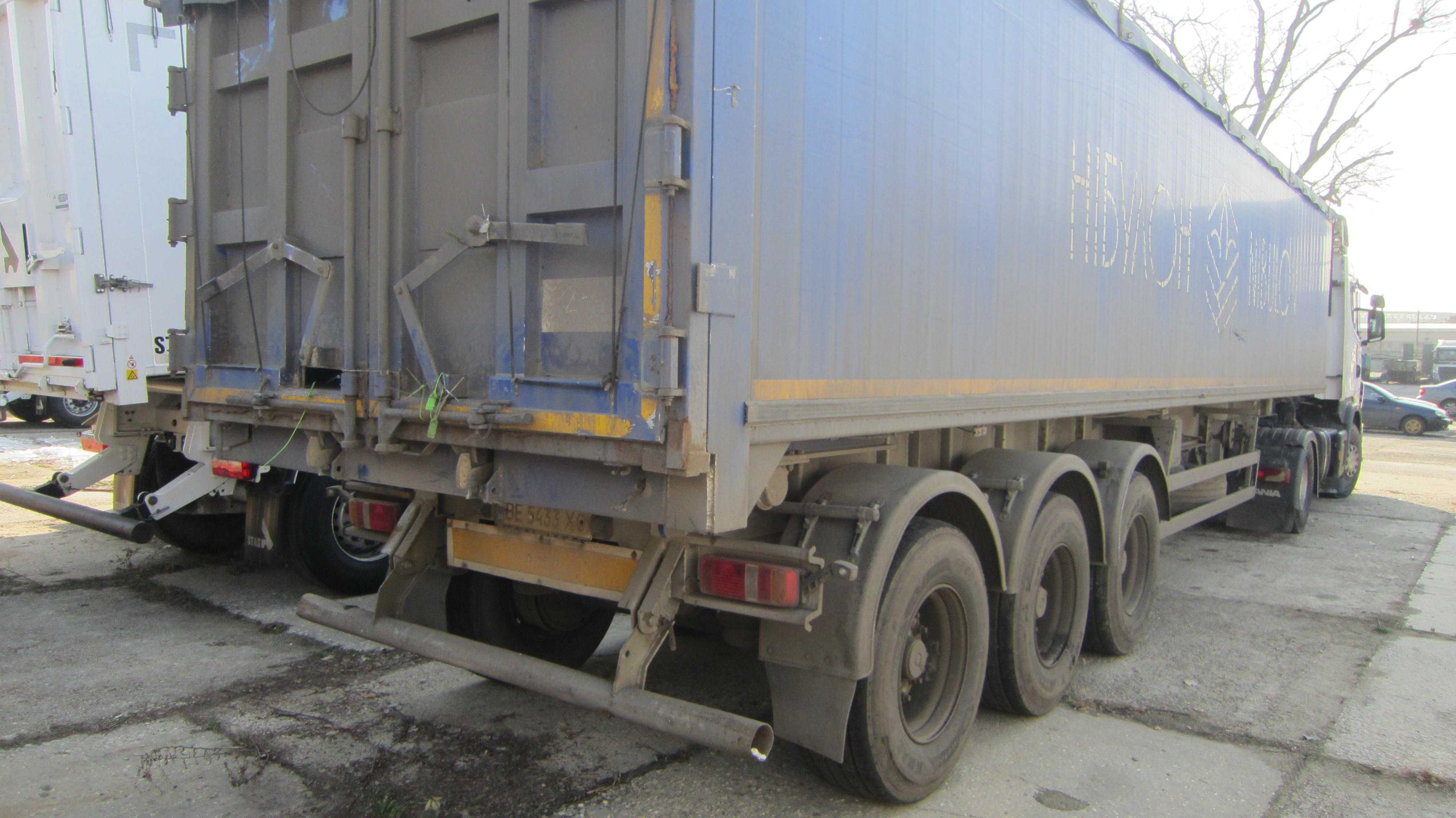 Полуприцеп алюмінієвий Bodex Kis 3WA 2011 р.в. 50 м3 тара 7т