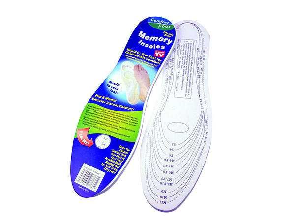 Wkładki do butów piankowe z pamięcią ortopedyczne Rozmiar uniwersalny