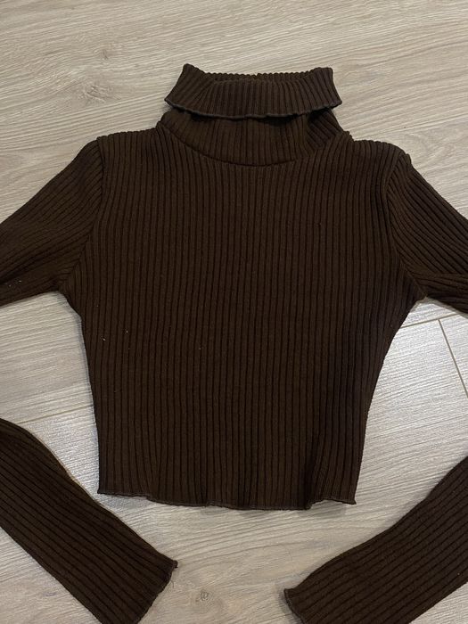 теплый гольф-топ bershka xs