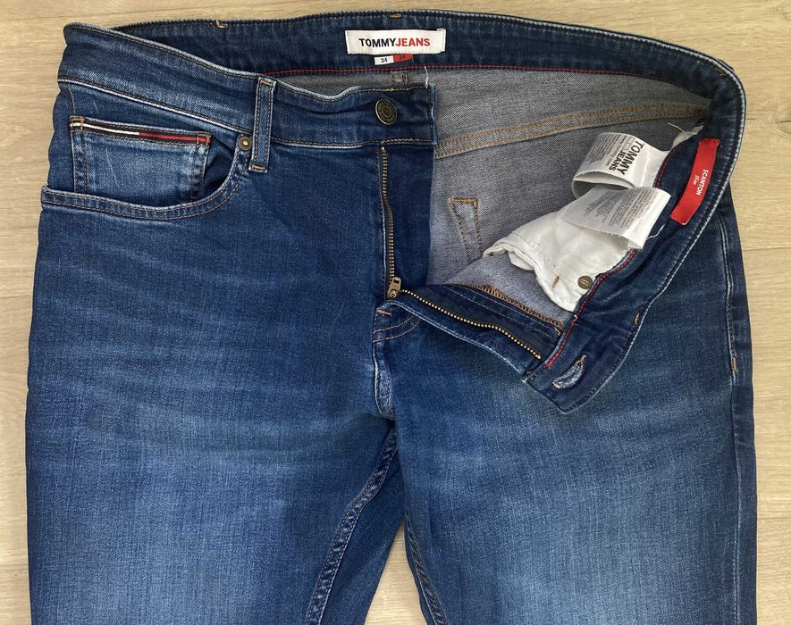Tommy Hilfiger Scanton Slim Fit Jeans męskie jeansy, W34 L34