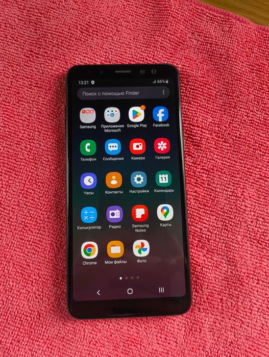 Смартфон Samsung Galaxy A8 2018 4/64GB Black + Чехол