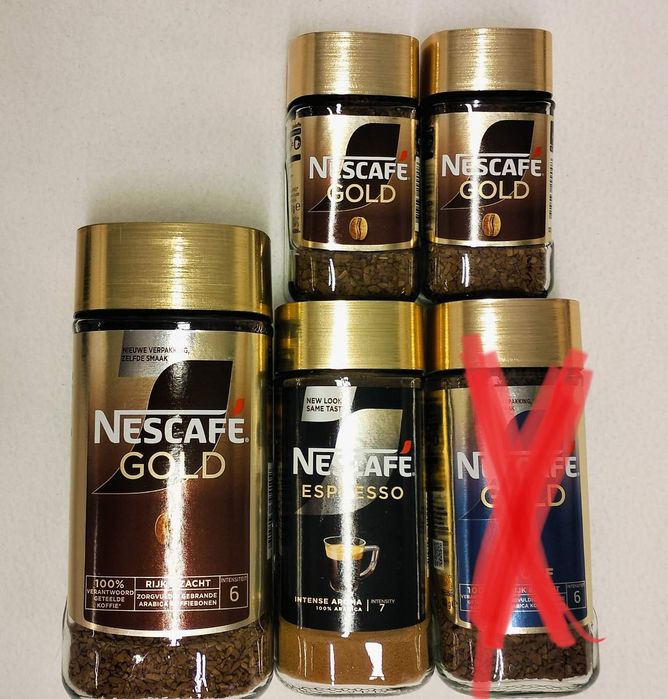 Розчина Douwe Egberts Excellent Gold 200g, Nescafe Gold, Cappuccino
