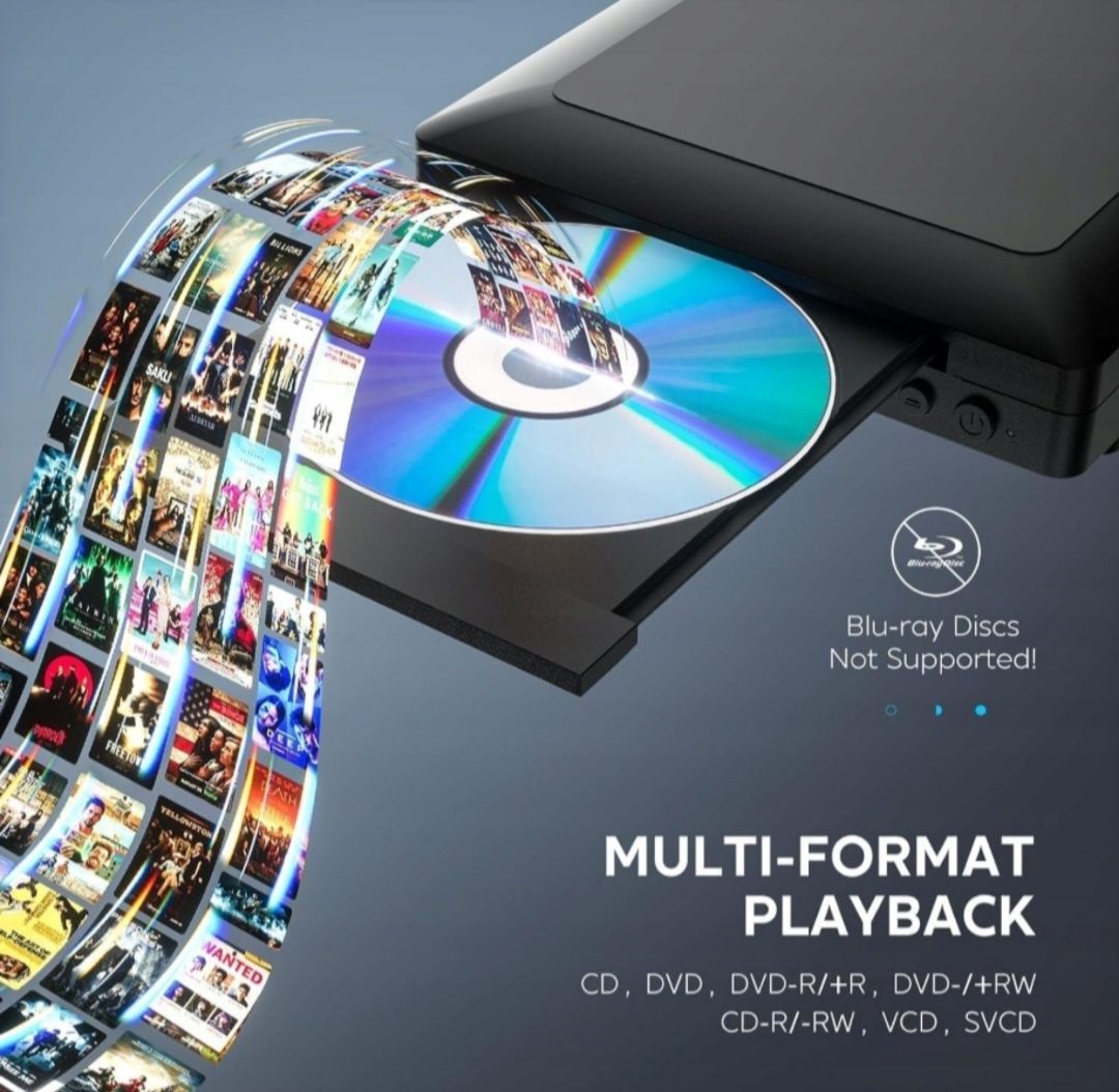 Odtwarzacz DVD Ceihoit DVP-508 HDMI mini odtwarzacz DVD