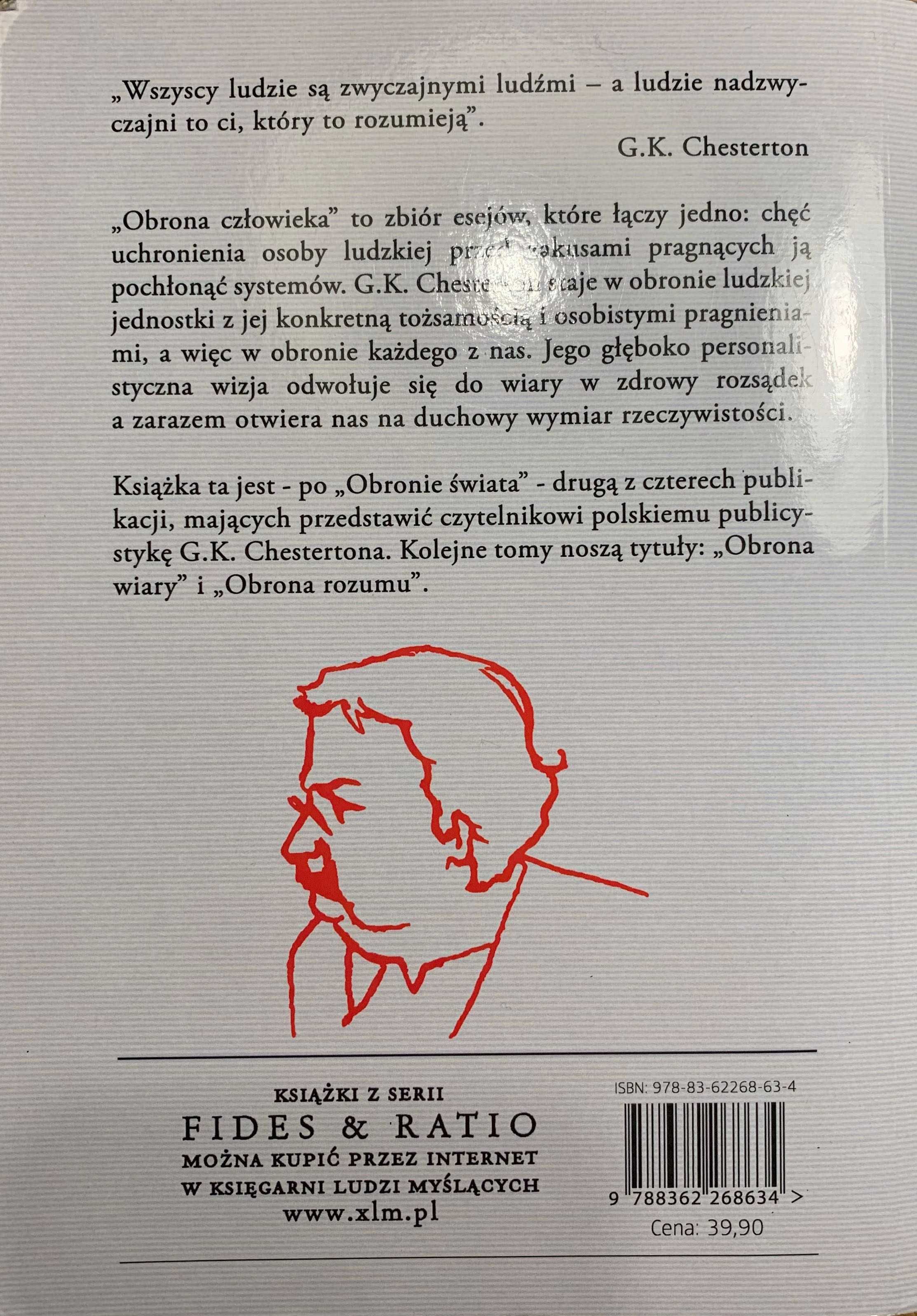 Książka Obrona człowieka G.K. Chesterton