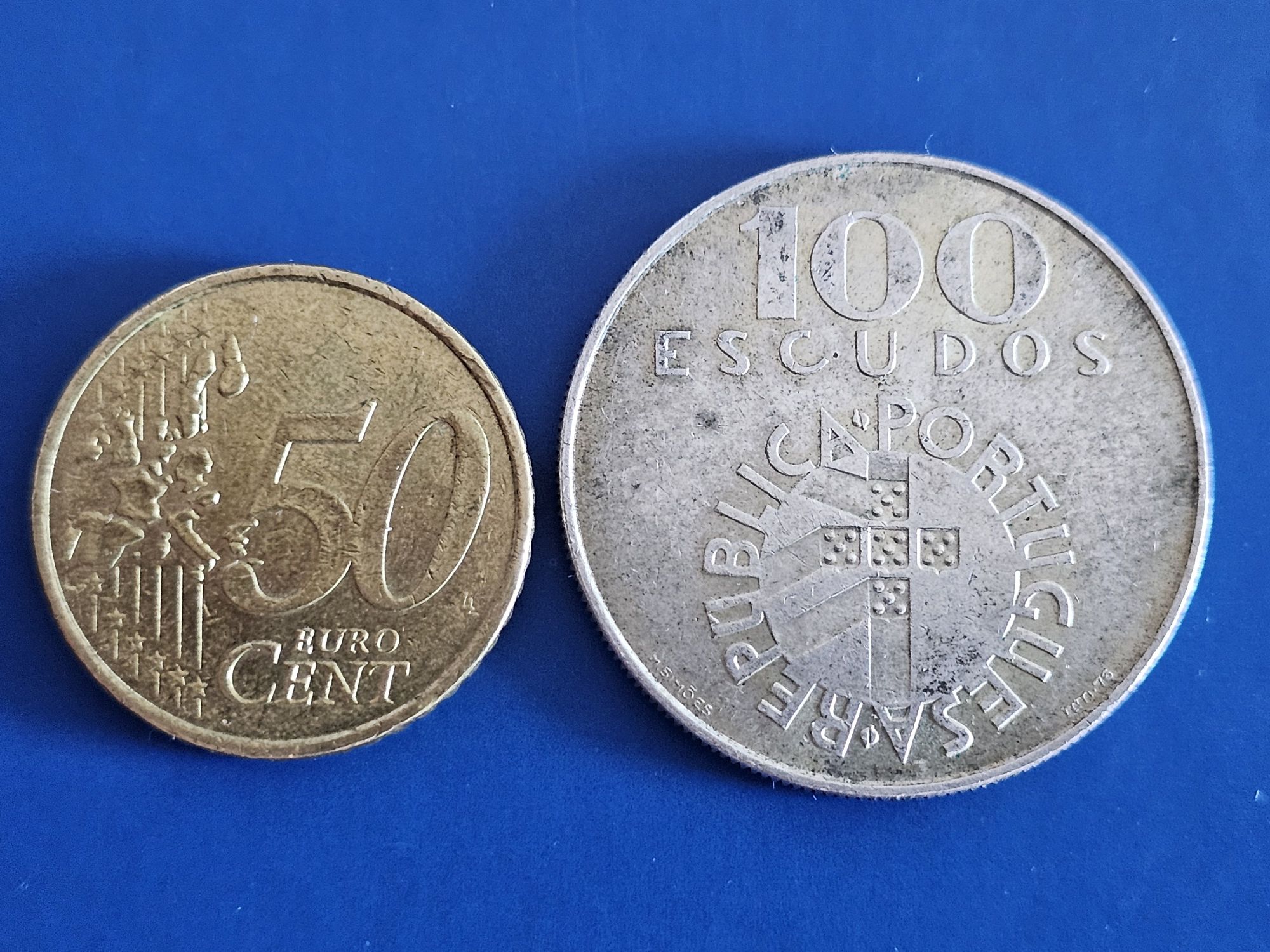 100 escudos 1974 comemoração 25 de Abril