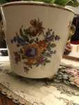 Donica doniczka oslonka doniczki duza kwiaty porcelana vintage
