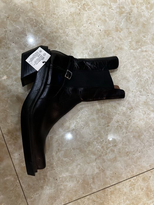 Чоботи Zara шкіряні