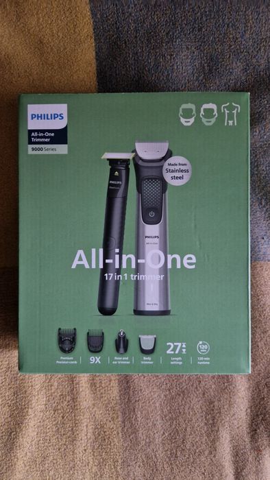 Тример Philips One Blade 9000 series, 17 в 1
