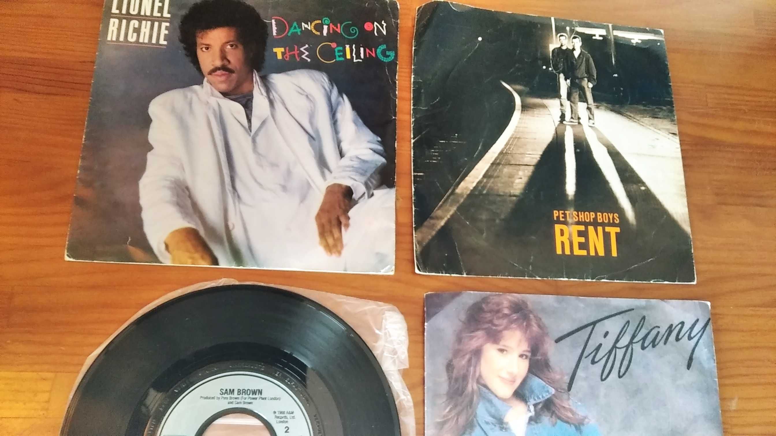 Álbum em vinil Single Lionel Richie , Pet Shop Boys, Tiffani