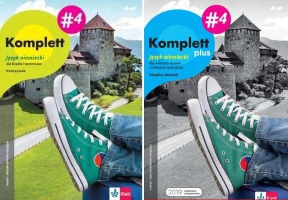 Komplett Plus Język Niemiecki klasa 4   – książki ćwiczeń i podrecznik