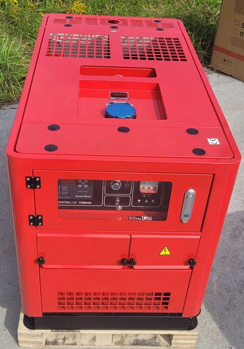 Agregat prądotwórczy 12.5KVa Diesel chłodzony cieczą odpalany z pilota
