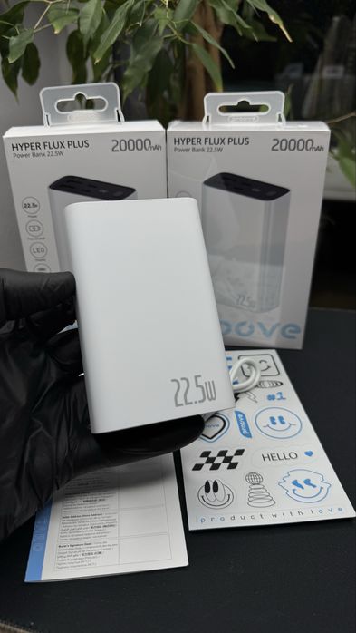 Якісний повербанк з гарантією Proove 20000 mAh 22.5w павербанк зарядка