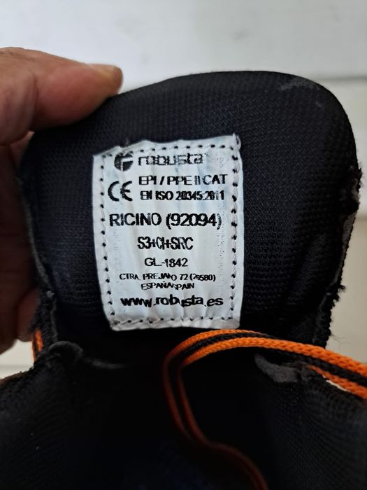 Bota Robusta seminovas biqueira de aço