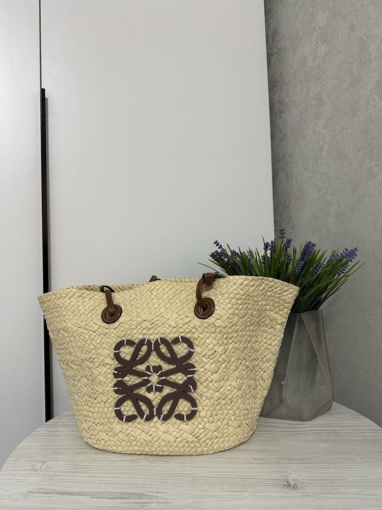 Сумка пляжна Loewe | сумка солом'яна лоеве соломенная сумка лоєве