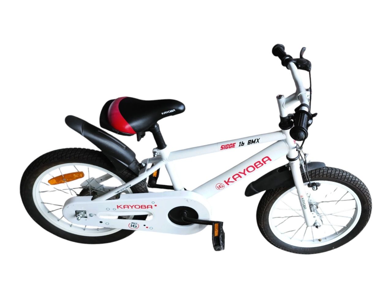 Rower dziecięcy BMX KAYOBA SIGGE 16" – gotowy do jazdy!